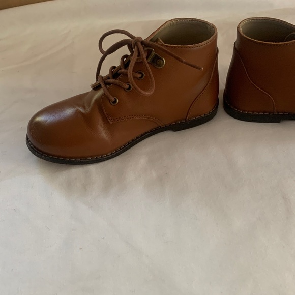 Janie and Jack Brown Kids Boots - Picture 3 of 10
